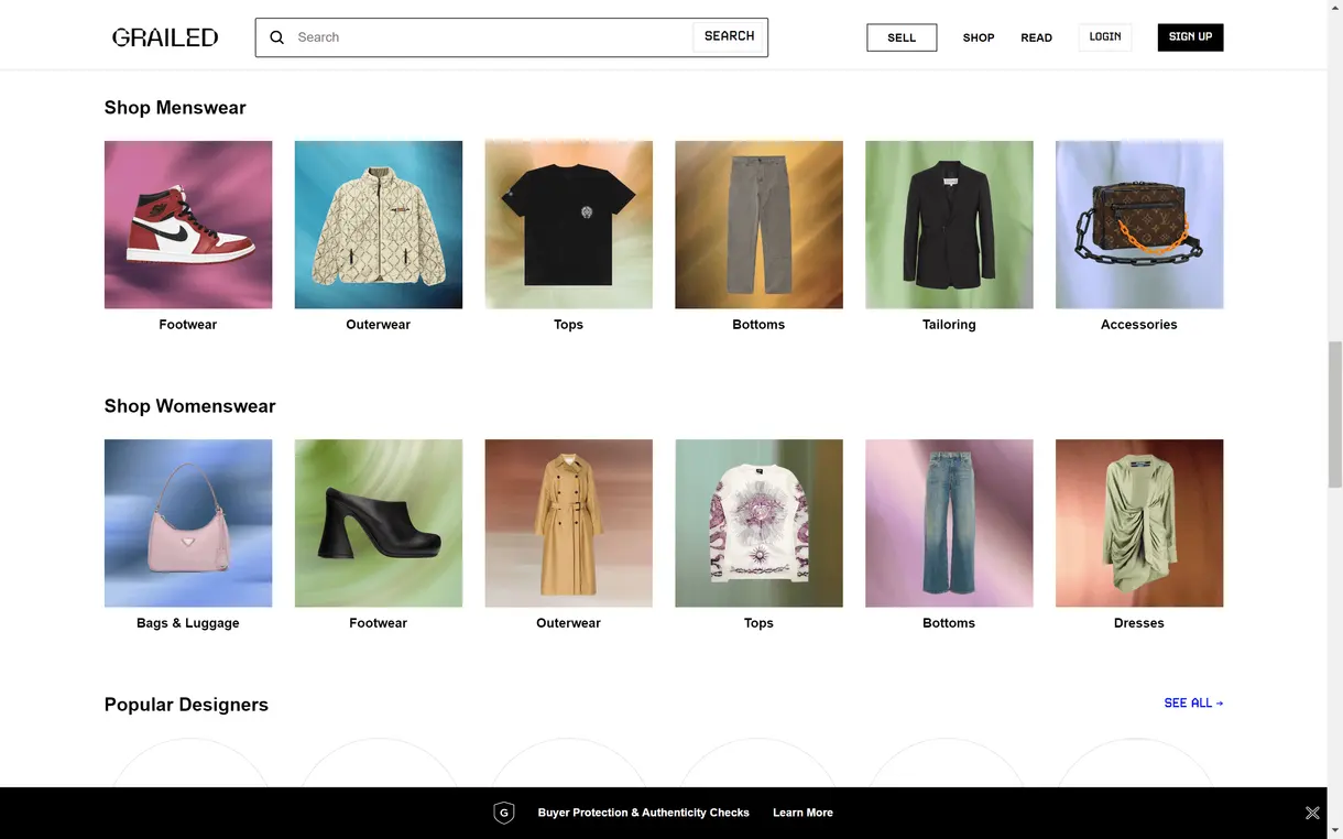 Grailed screenshot 4