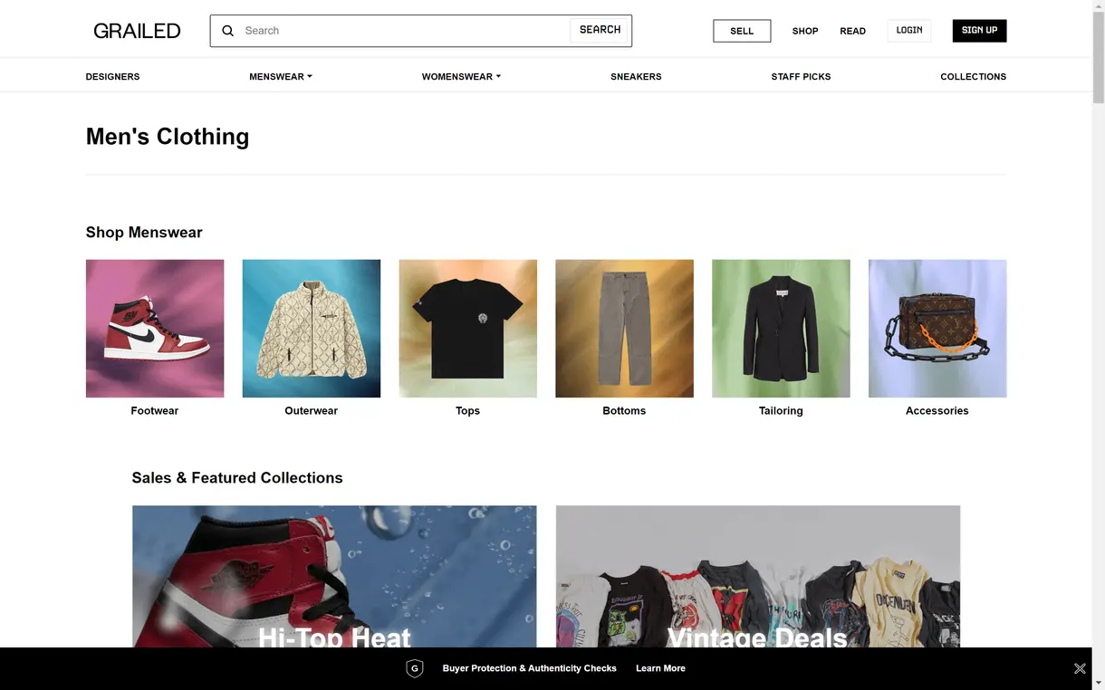 Grailed screenshot 10