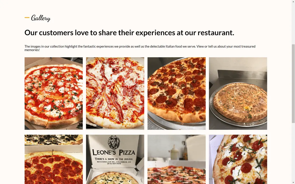 Leones Pizzeria screenshot 6