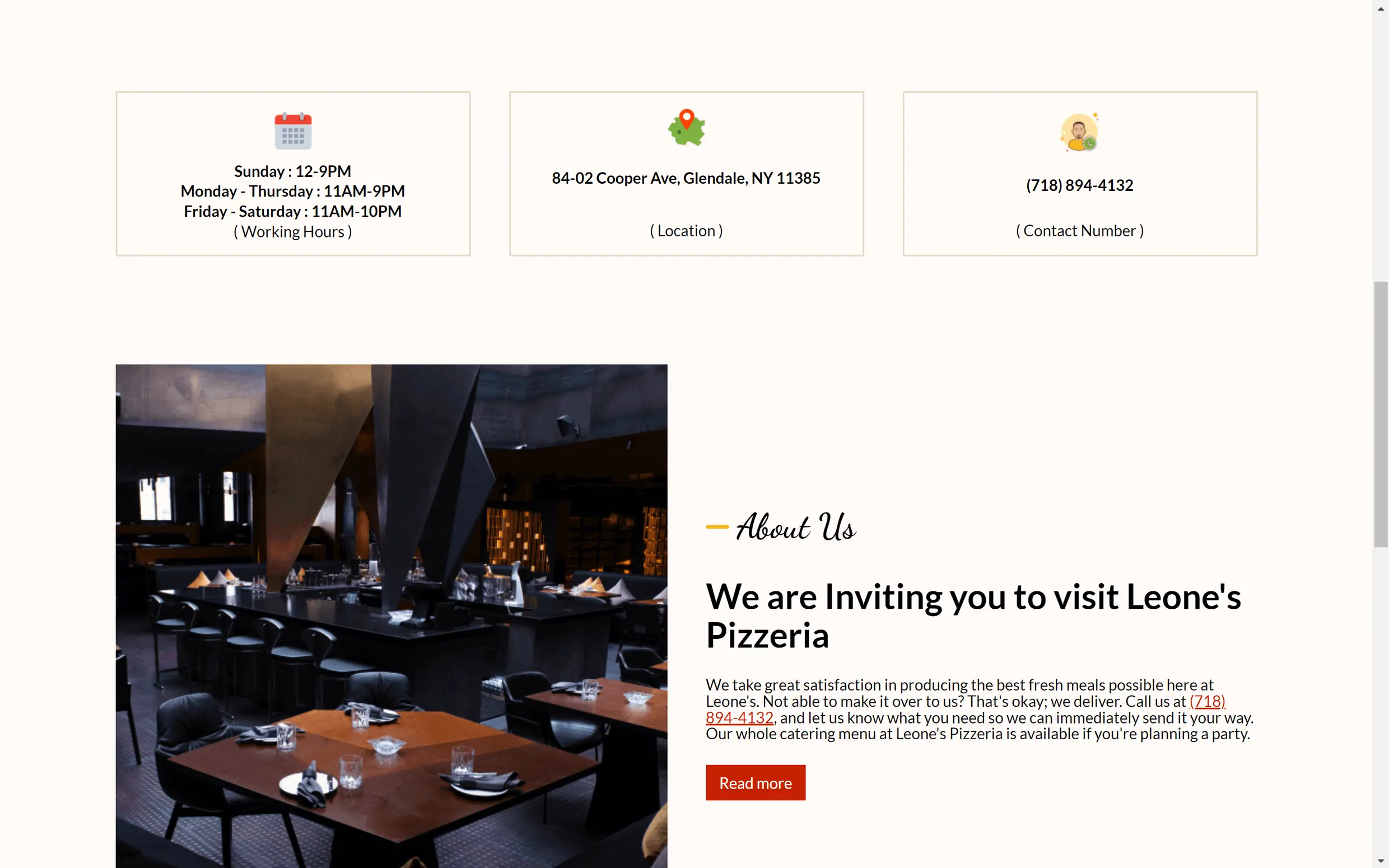 Leones Pizzeria screenshot 2