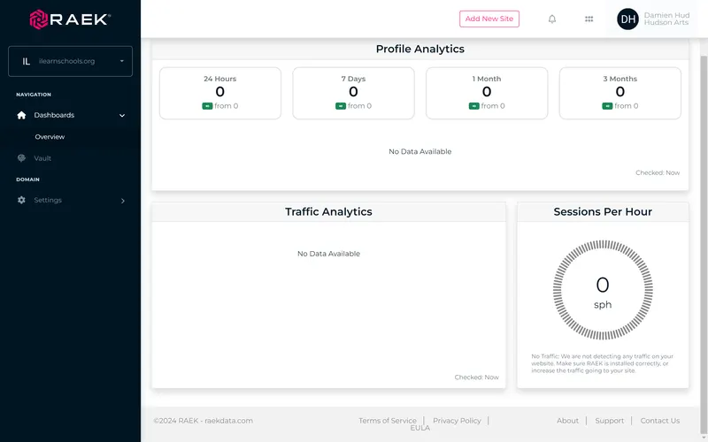 Raekdata screenshot