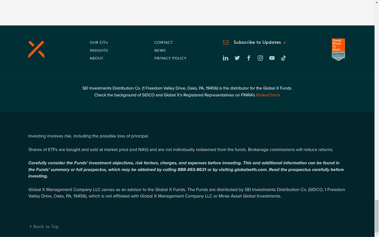 Global X ETF screenshot 6
