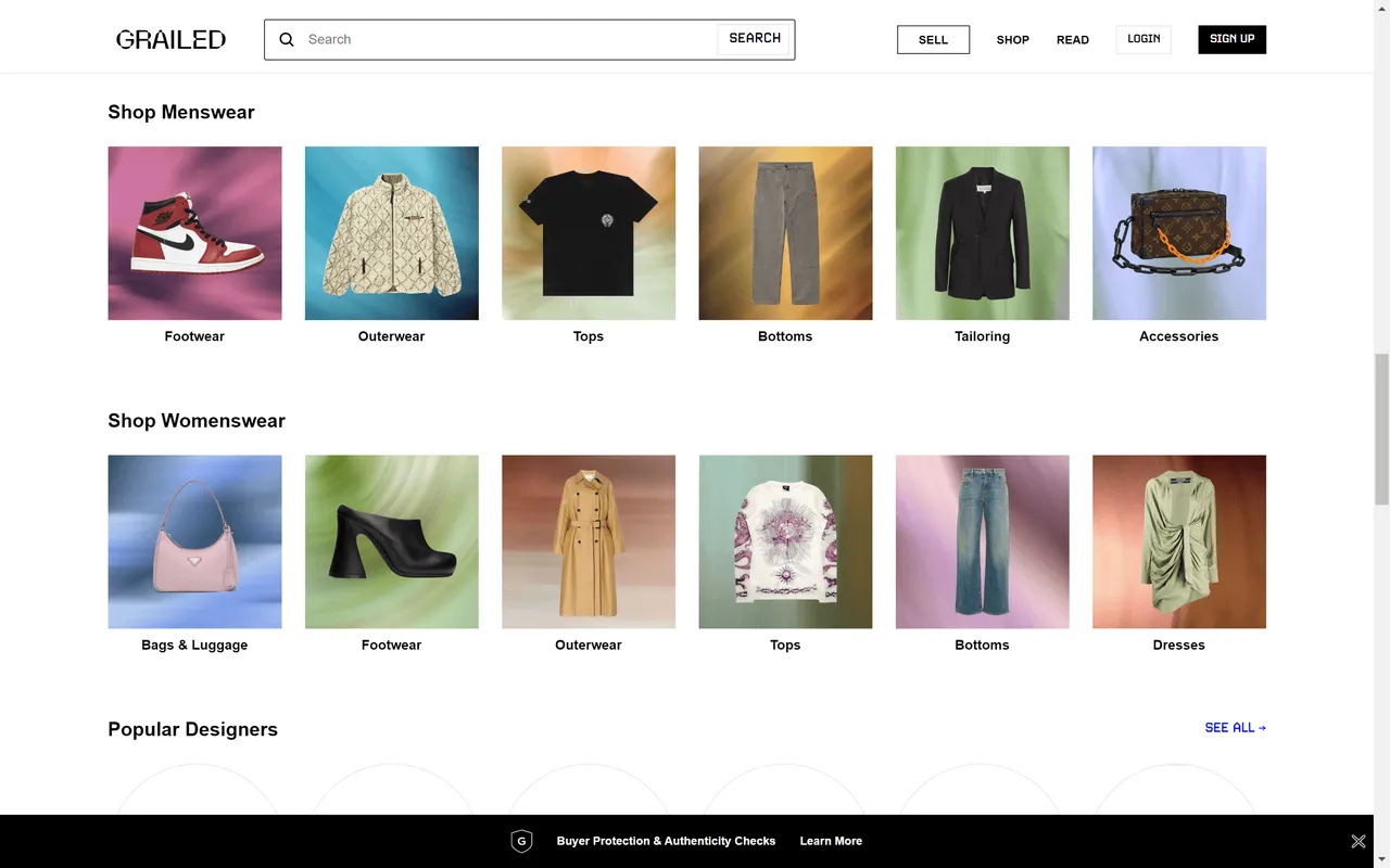 Grailed screenshot 3