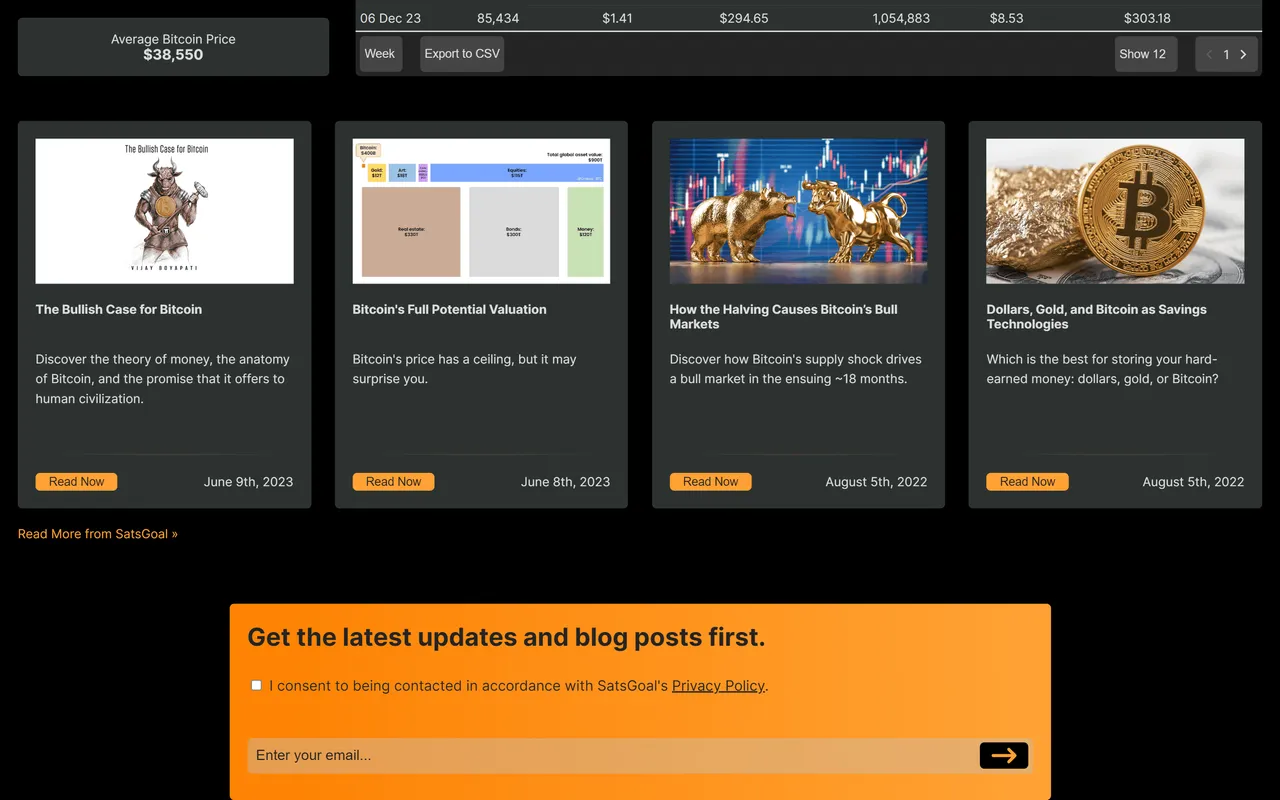 SatsGoal screenshot 4